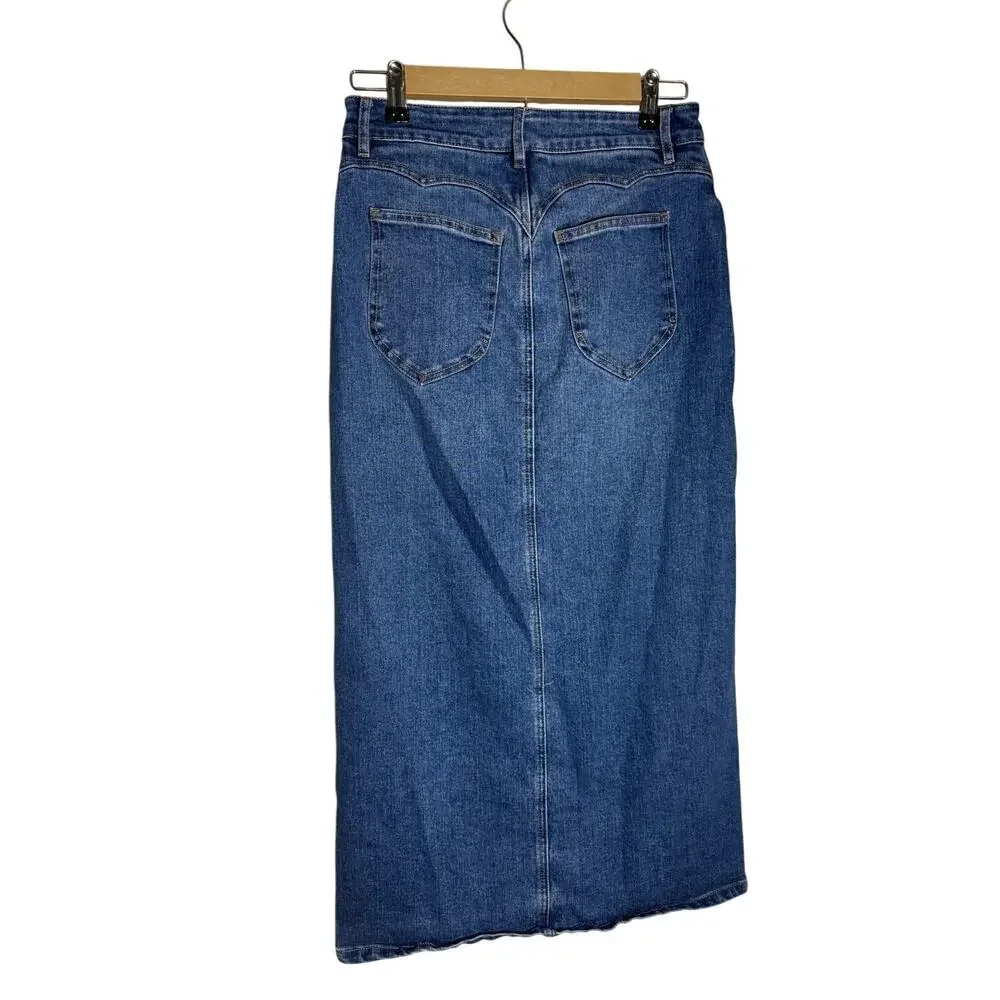 Tecovas Denim Midi Skirt Women’s Sz. 26